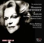 Des Knaben Wunderhorn - Rückert-Lieder - CD Audio di Gustav Mahler,Maureen Forrester