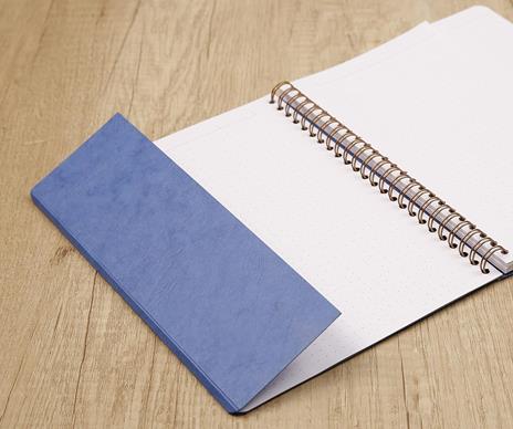 Age Bag My.notes A5+, 120 p/60 fogli con margine staccabile 90 g/m², coperta. colore grigio, righe - 4