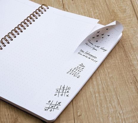 Quaderno spiralato Age Bag, My.Notes 21x29,7 marg.stacc 60F Rig. Blu - 3