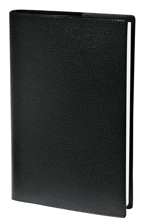 Agenda Settimanale Quo Vadis 2027, 13 mesi, Rigiro, con rubrica, italiano, Impala nero - 9 x 12,5 cm