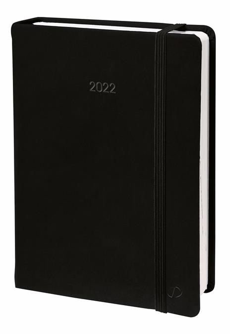Agenda Settimanale Quo Vadis 2027, 13 mesi, Presidente Prestige, italiano, Silk nero - 21 x 27 cm
