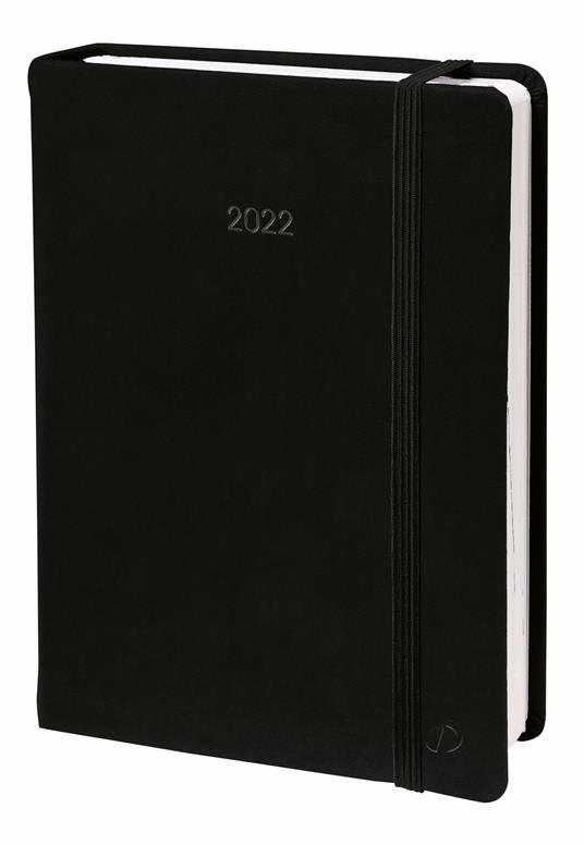 Agenda Settimanale Quo Vadis 2027, 13 mesi, Presidente Prestige, italiano, Silk nero - 21 x 27 cm