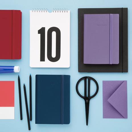 Agenda Settimanale Quo Vadis 2027, 13 mesi, Presidente Prestige, italiano, Silk nero - 21 x 27 cm - 4