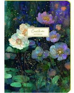 Cartoleria Notebook 15x21 cm lamina oro - Gigli Notturni Gaelle Boissonard