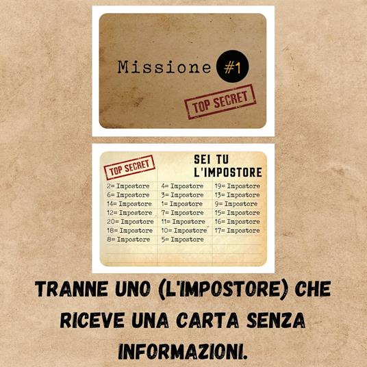 L'Impostore. Gioco da tavolo - 3