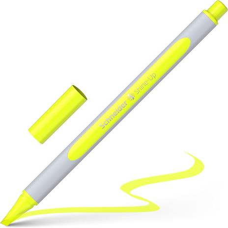 Schneider Pennarello Shine-Up (tratto 1 + 4 mm, in plastica a base biologica, premiato con l'angelo blu), 4 pezzi assortiti - 5