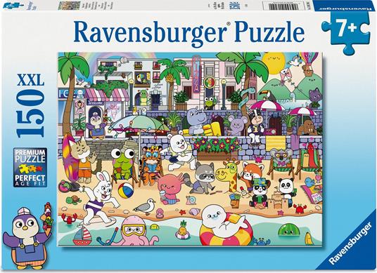 Puzzle Ravensburger Divertimento in riva al mare XXL 150 pezzi