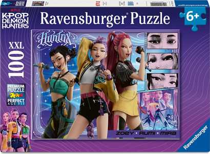 Giocattolo Puzzle Ravensburger K-Pop Demon Hunters XXL 100 pezzi Ravensburger