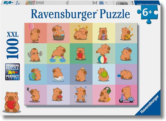 Puzzle Ravensburger Capibara XXL 100 pezzi