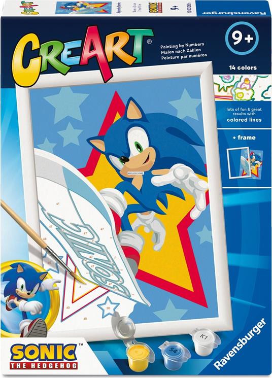 Ravensburger CreArt Serie D licensed - Sonic