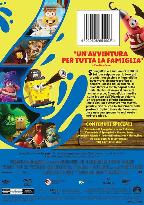 Spongebob. Un'avventura da pirati (DVD) di Derek Drymon - DVD - 2