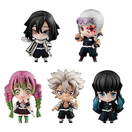 Figura Tanjiro And The Hashiras Mascot Demon Slayer Kimetsu No Yaiba Ver.B 5cm surtido