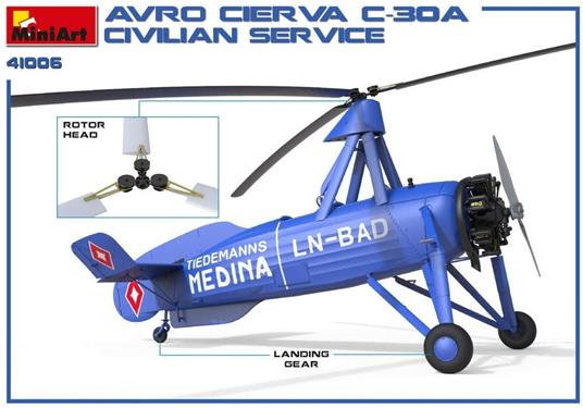 Avro Cierva C.30a Civilian Service Scala 1/35 (MA41006) - 2