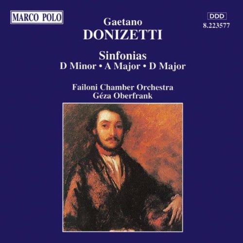Sinfonias - CD Audio di Gaetano Donizetti