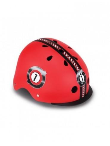 Globber Helmet Elite Lights XS/S(48-53cm) New Red Racing
