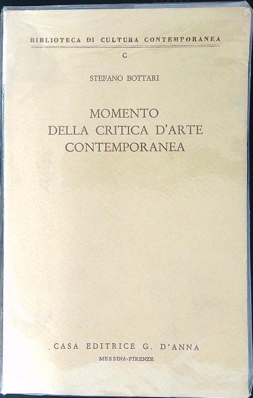 Momento della critica d'arte contemporanea