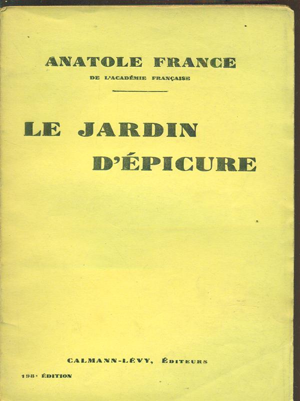 Le jardin d'epicure