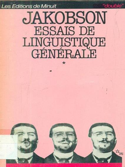 Essais de linguistique generale - Roman Jakobson - copertina
