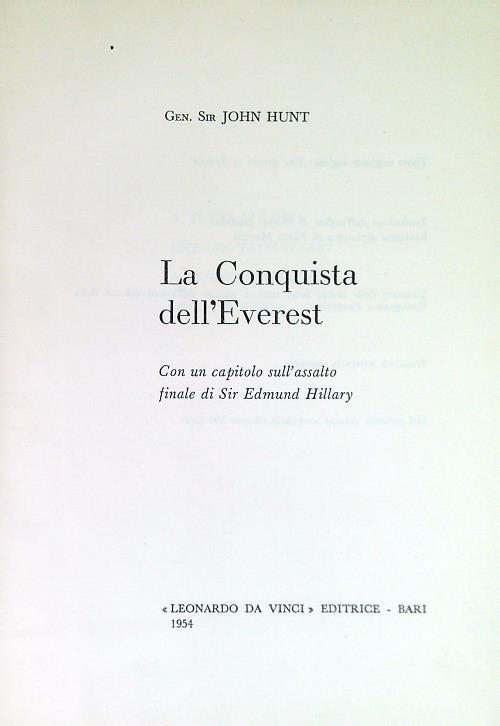La conquista dell'Everest
