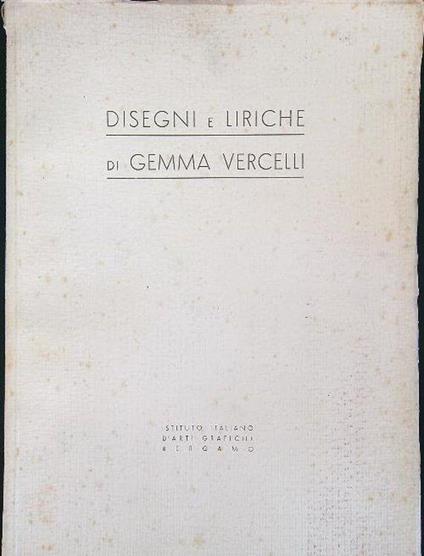 Disegni e liriche di Gemma Vercelli - copertina