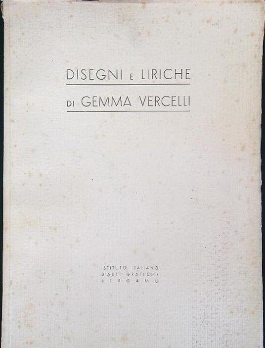 Disegni e liriche di Gemma Vercelli - copertina