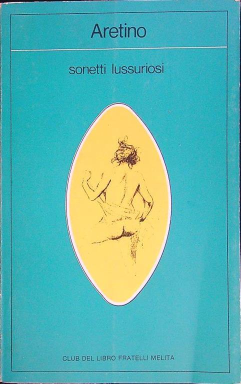 Sonetti lussuriosi - Pietro Aretino - copertina