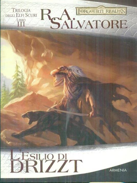 L' esilio di Drizzt - R. A. Salvatore - copertina