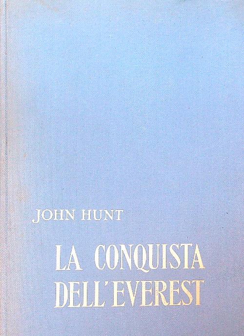 La conquista dell'Everest - John Hunt - copertina