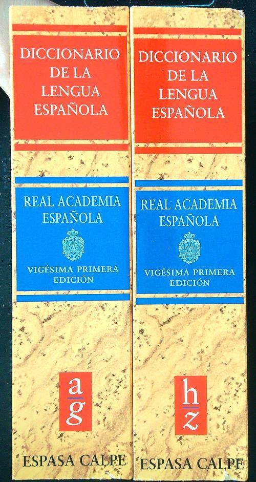 Diccionario de la lengua Espanola 2 vv - copertina