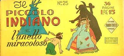 Il piccolo indiano e l'anello miracoloso - copertina