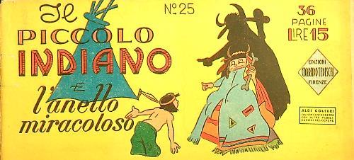Il piccolo indiano e l'anello miracoloso - copertina