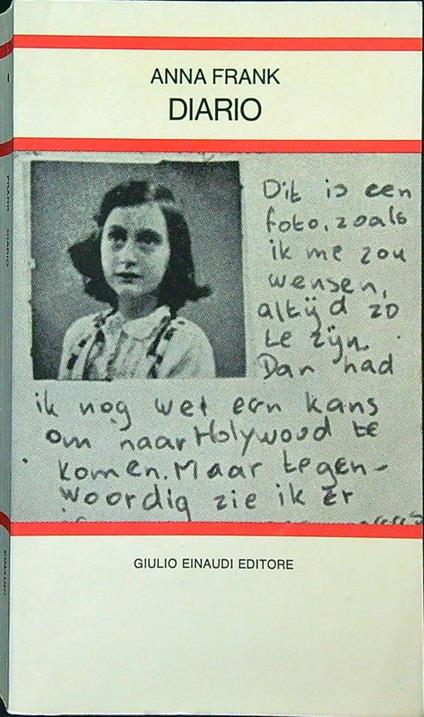 Diario - Anne Frank - copertina