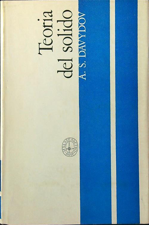 Teoria del solido - A.S. Davydov - copertina
