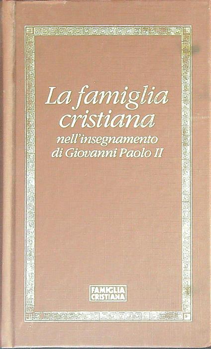 La Famiglia Cristiana - copertina