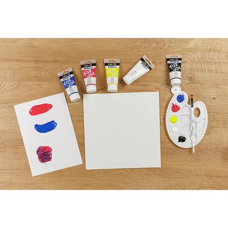 DFY Set colori acrilici primari 5 x 75 ml - 3