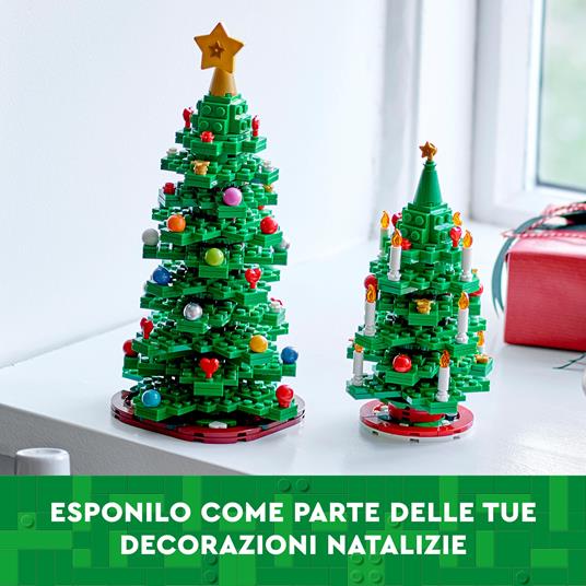LEGO Albero di Natale, Giocattolo 2 in 1 da Costruire - 4