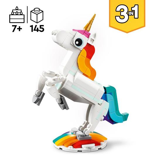 LEGO Creator (31140). Unicorno Magico con Arcobaleno - 3