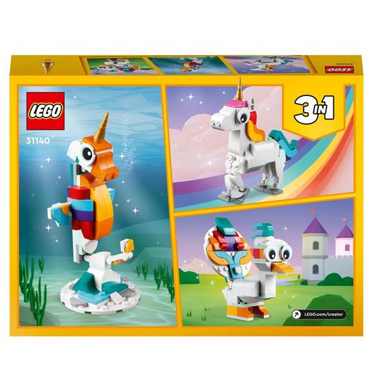 LEGO Creator (31140). Unicorno Magico con Arcobaleno - 8