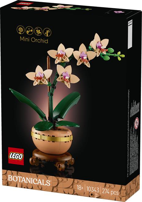 LEGO Botanicals (10343). Mini-Orchidea - 8