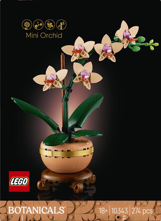 LEGO Botanicals (10343). Mini-Orchidea - 9