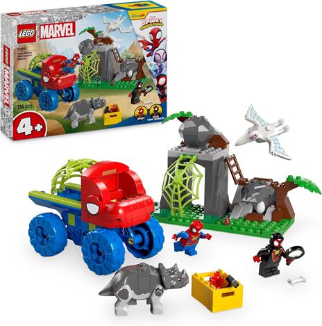 LEGO Team Spidey: salvataggio su dino-ruspa