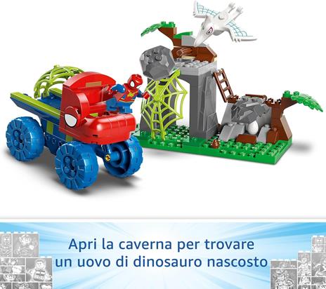 LEGO Team Spidey: salvataggio su dino-ruspa - 5