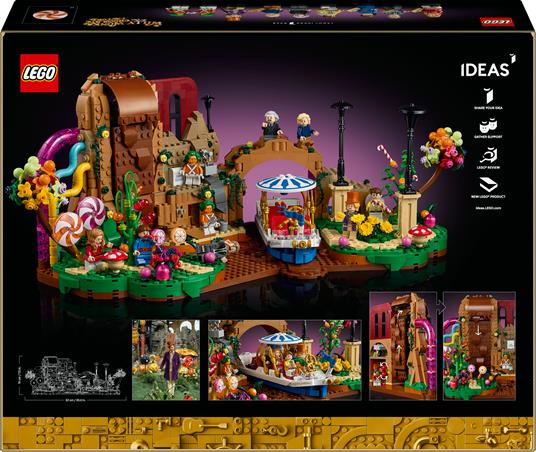 LEGO Ideas (21360). Willy Wonka e la fabbrica di cioccolato. Esclusiva - 6