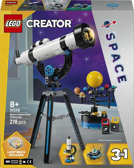 LEGO Creator (31378). Telescopio di esplorazione spaziale