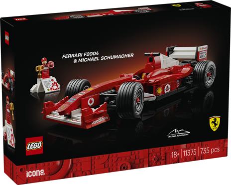 LEGO Icons (11375). Ferrari F2004 e Michael Schumacher - 6
