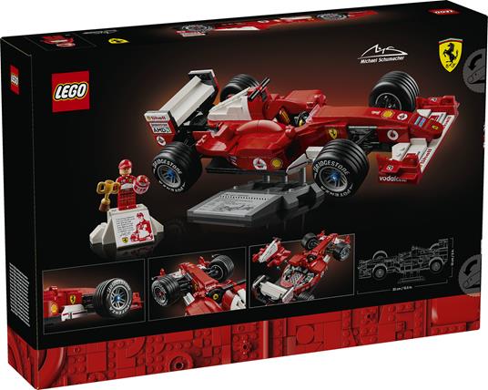LEGO Icons (11375). Ferrari F2004 e Michael Schumacher - 9