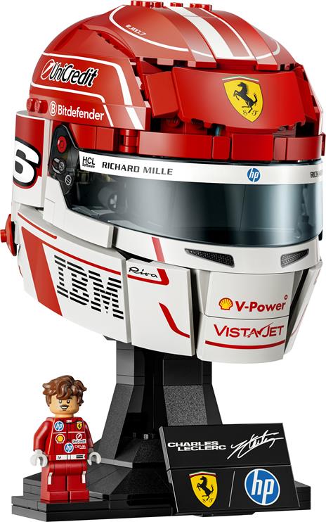 LEGO Editions (43014). Casco di Charles Leclerc Scuderia Ferrari HP - 2