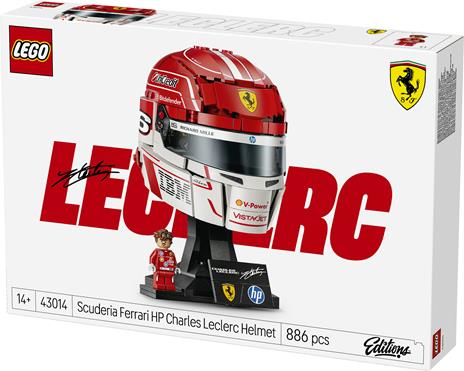 LEGO Editions (43014). Casco di Charles Leclerc Scuderia Ferrari HP - 8