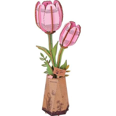 Pink Tulip -Tulipano rosa. Robotime