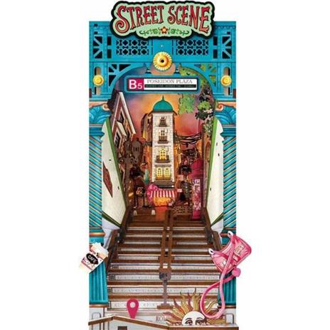Street Scene - Scene di strada. Robotime